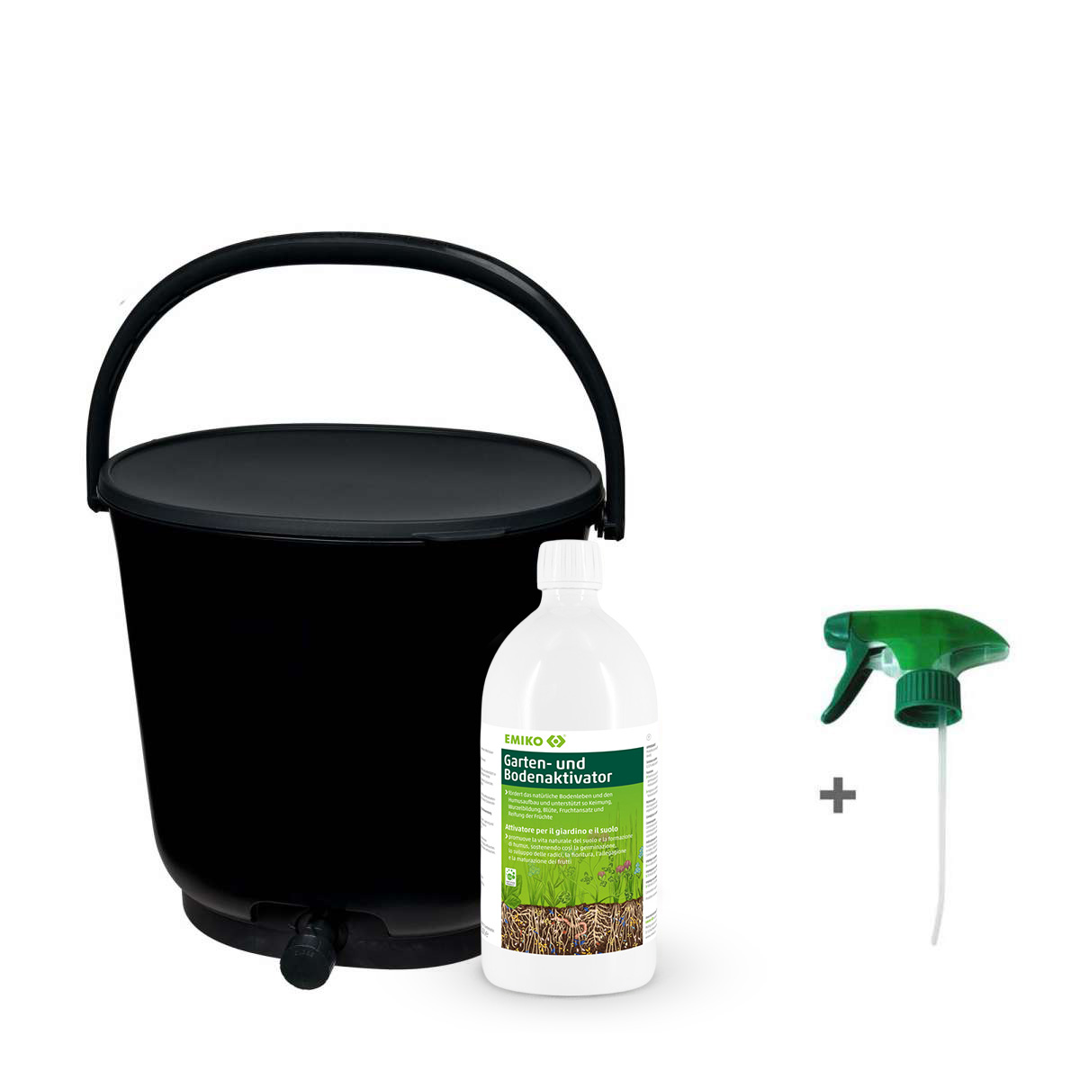 Bokashi Eimer Organko Essential 15,3 l - Fermentation von Garten- und Küchenabfällen