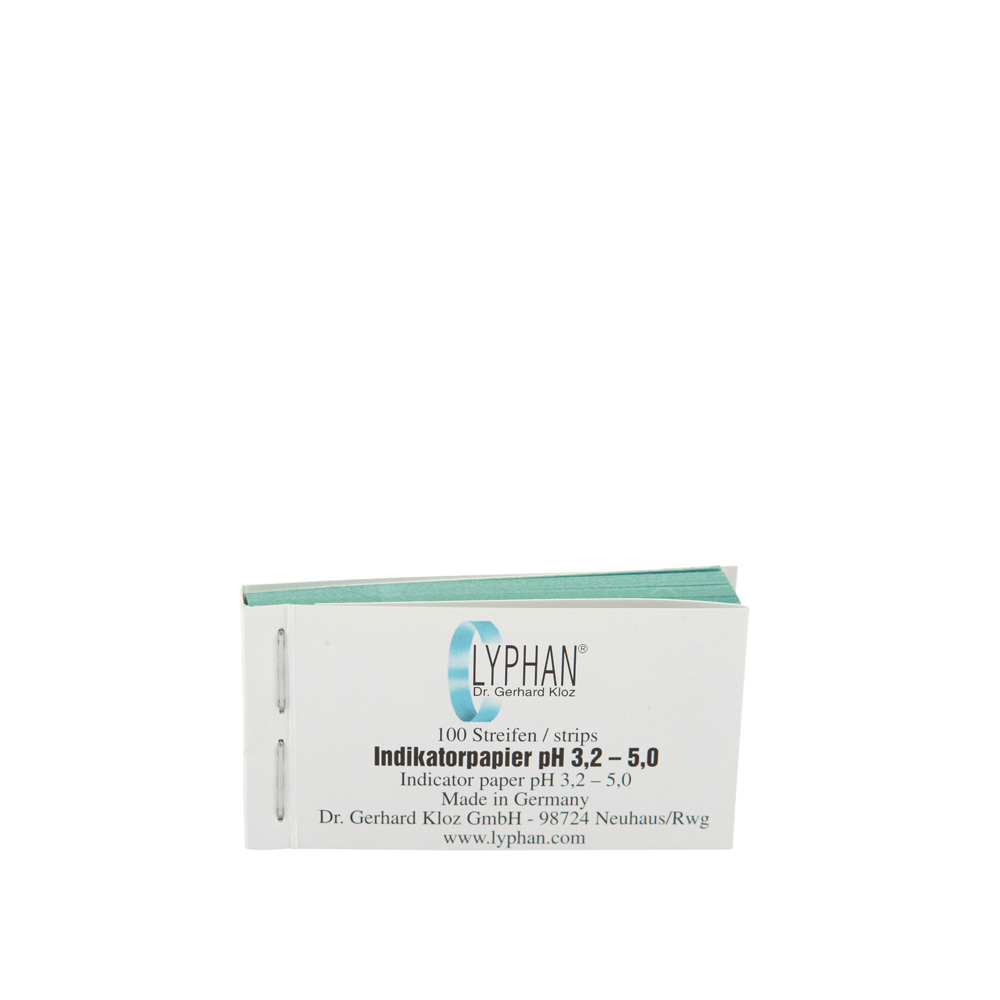 Indikatorpapier pH 3,2 - 5,0 zum pH-Wert-Test von EMa