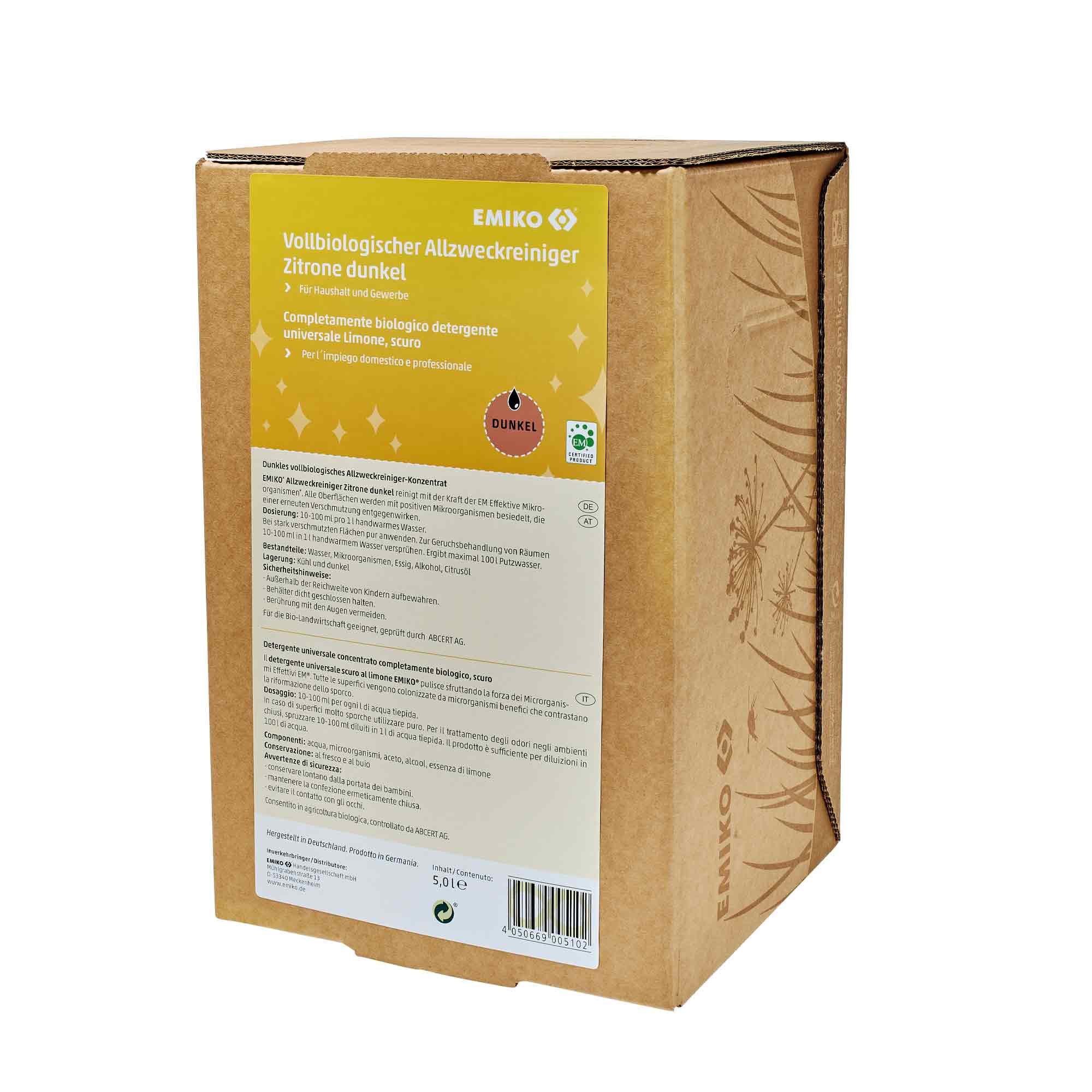 Allzweckreiniger Zitrone dunkel - Original EM-Reiniger