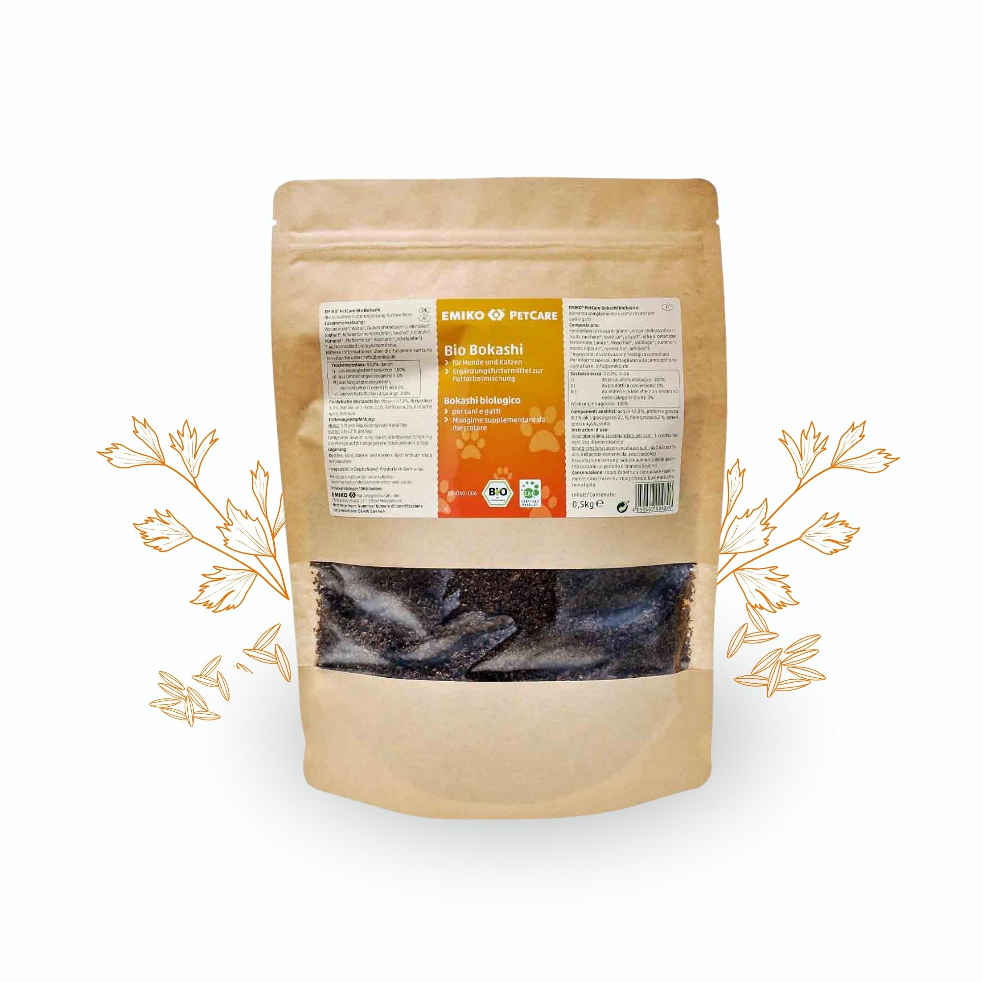 PetCare Bio Bokashi - Kräuterferment für Hunde & Katzen
