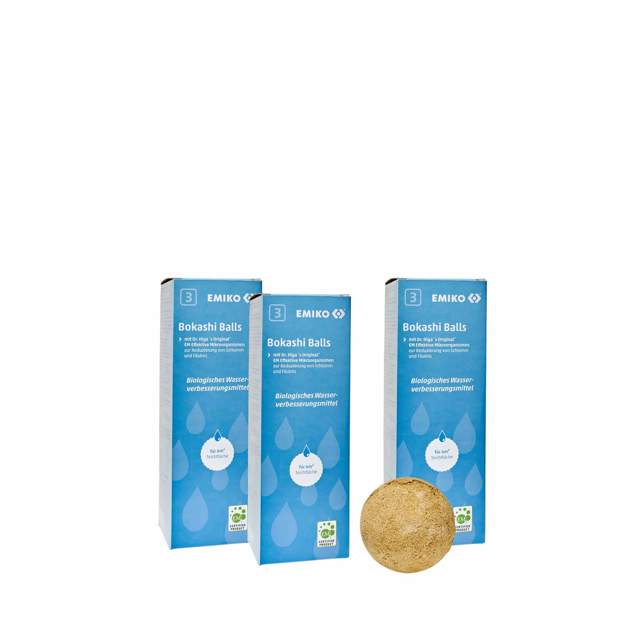 Bokashi Balls-Paket - Schlammabbau für gesunde Teiche