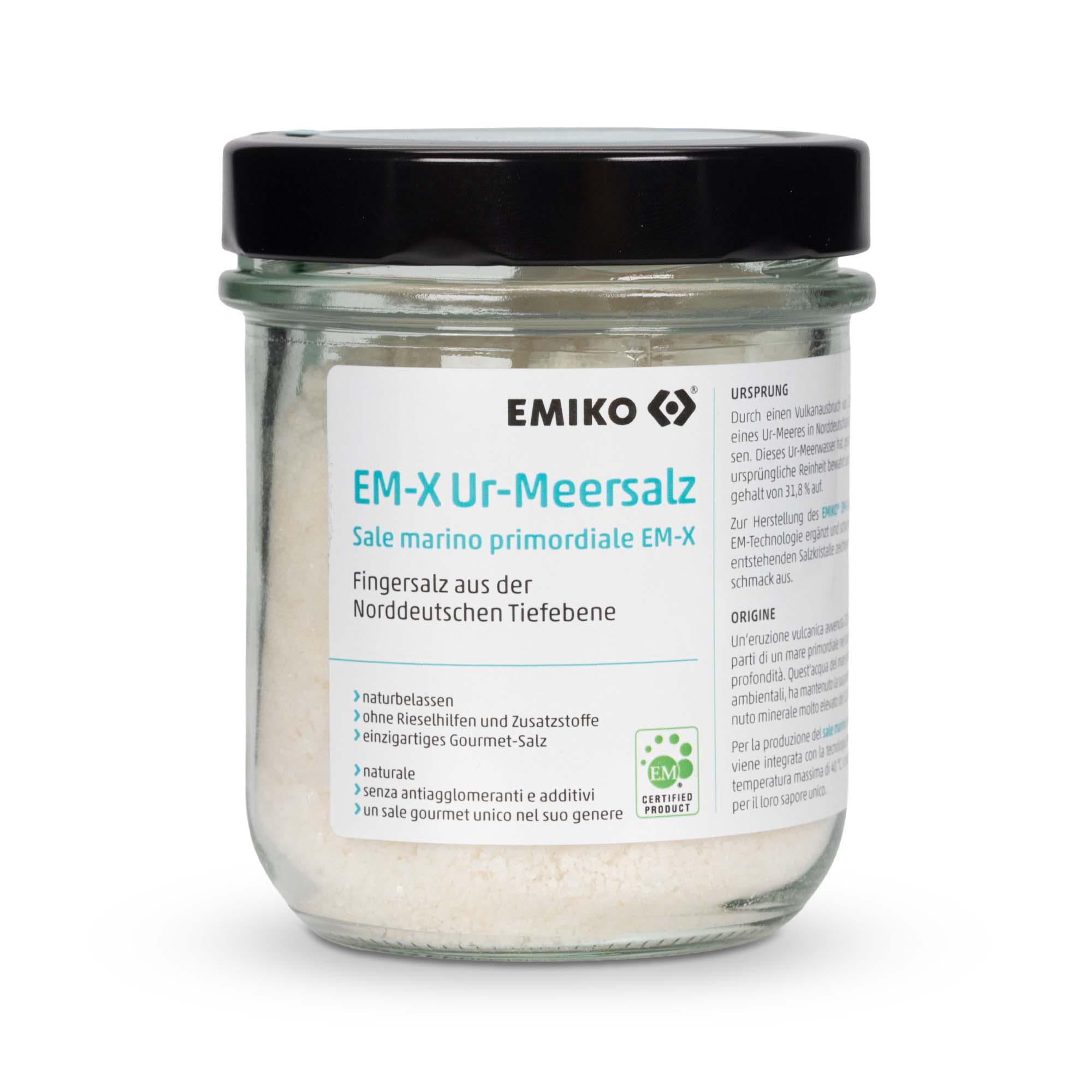 EM-X Ur-Meersalz Fingersalz - Mineralreich & naturrein
