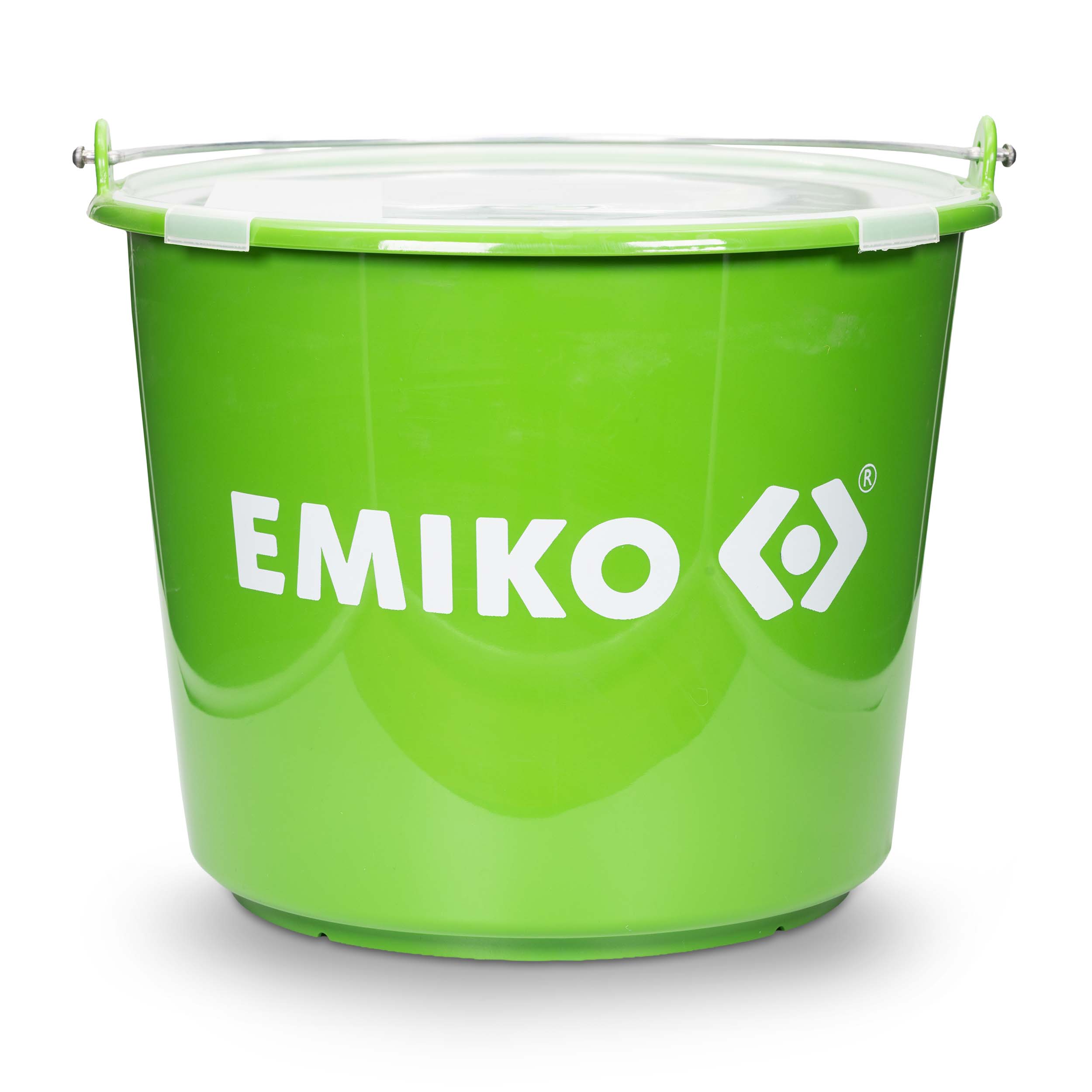 Eimer "EMIKO" grün mit Deckel - 12 l & 20 l für Garten & Haushalt