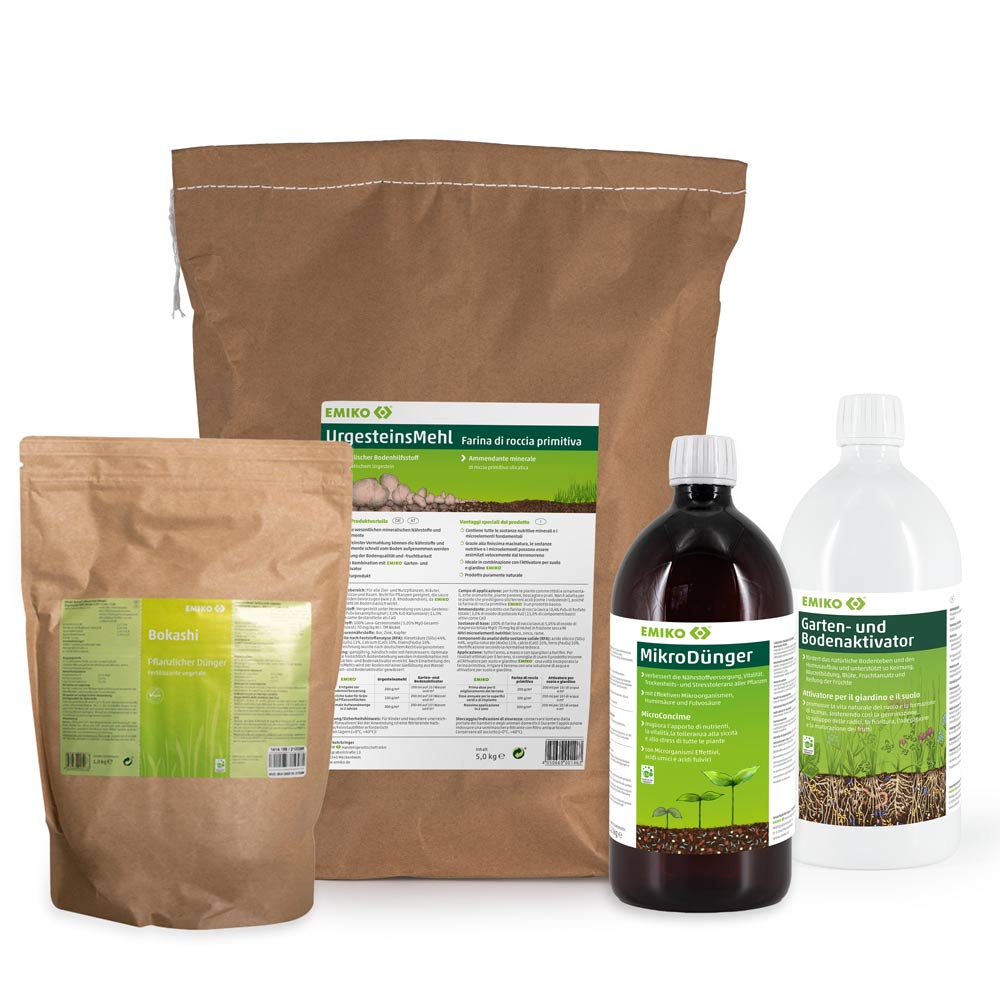 Garten Frühjahrs-Paket - EM Garten-Startset für Boden & Pflanzen