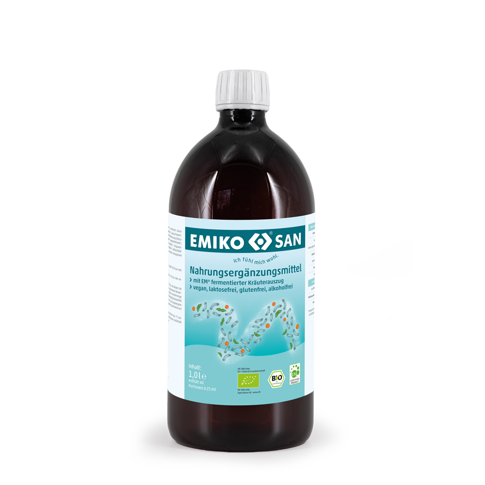 EMIKOSAN - Bio Fermentationsgetränk mit Milchsäurebakterien und Vitamin C