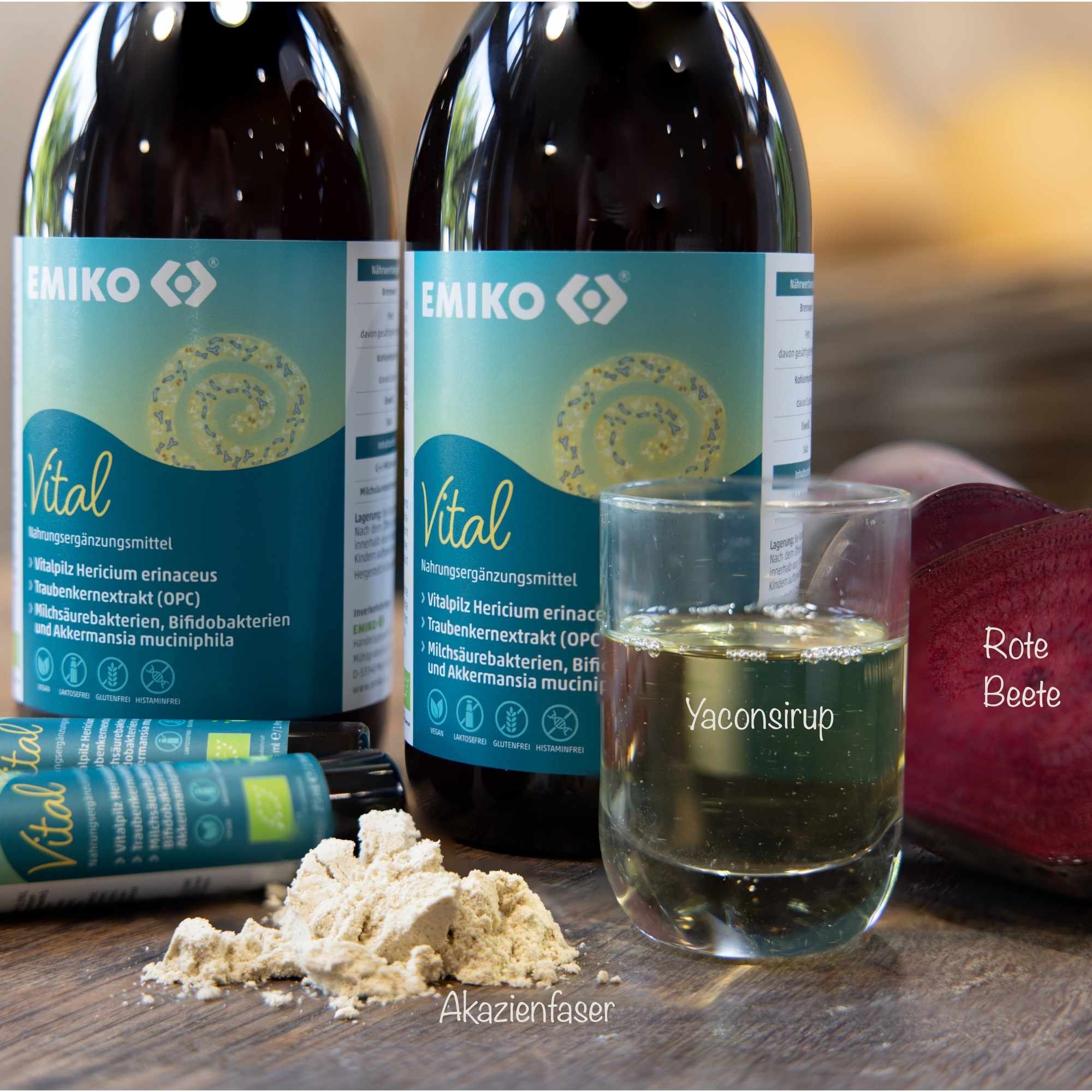 EMIKO Vital - Bio Fermentationsgetränk mit OPC & Vitalpilzen