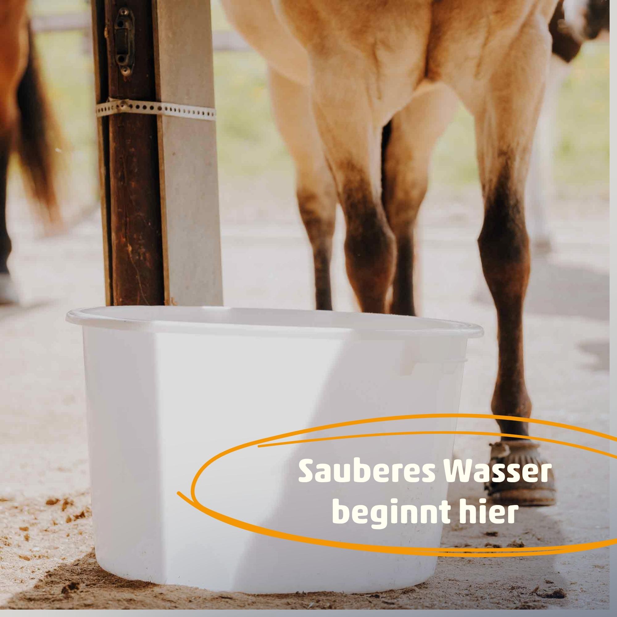 HorseCare Tränkebottich für Pferde - Robust & lebensmittelecht