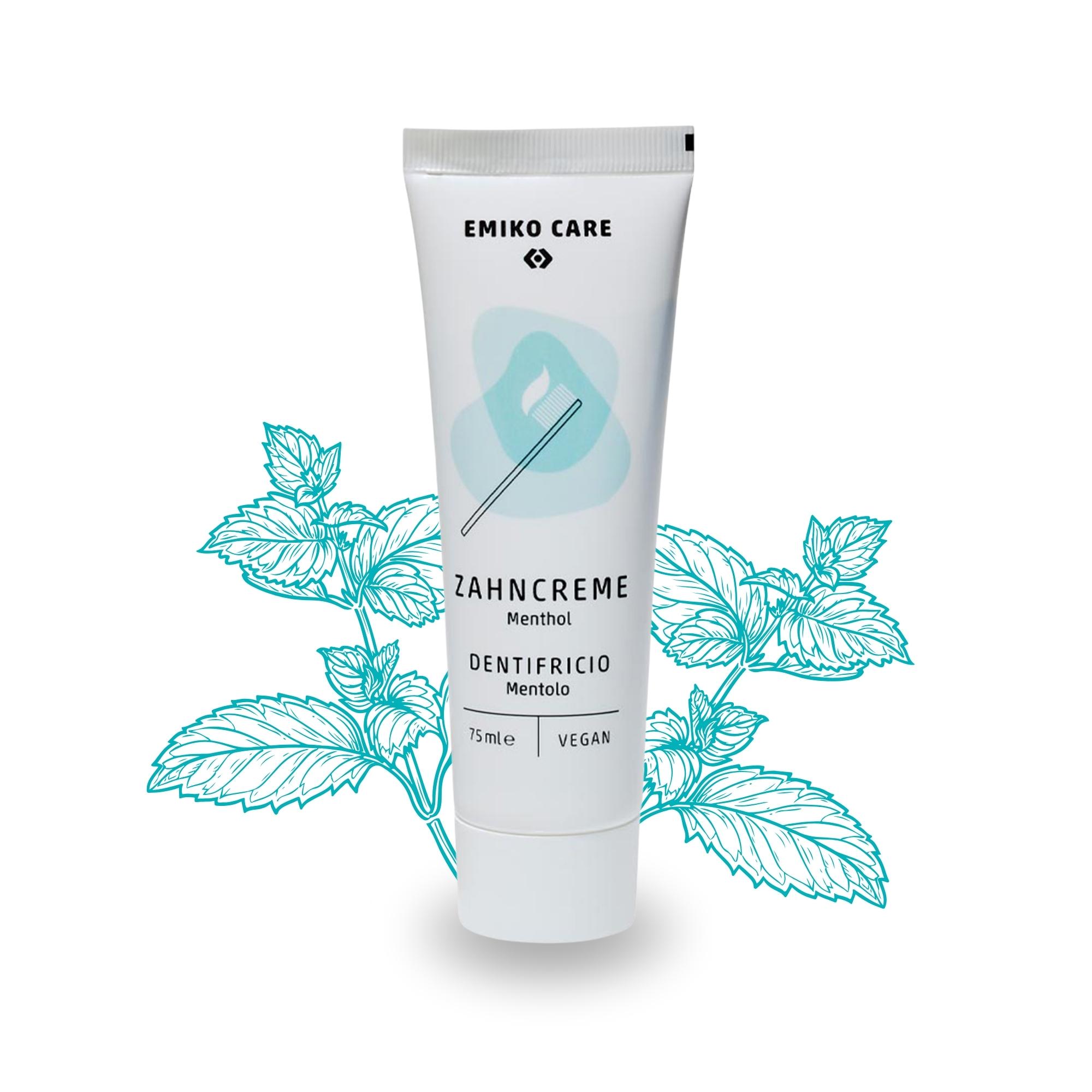 EMIKOCare ZahnCreme Menthol - Rügener Heilkreide für ein basisches Mundmilieu