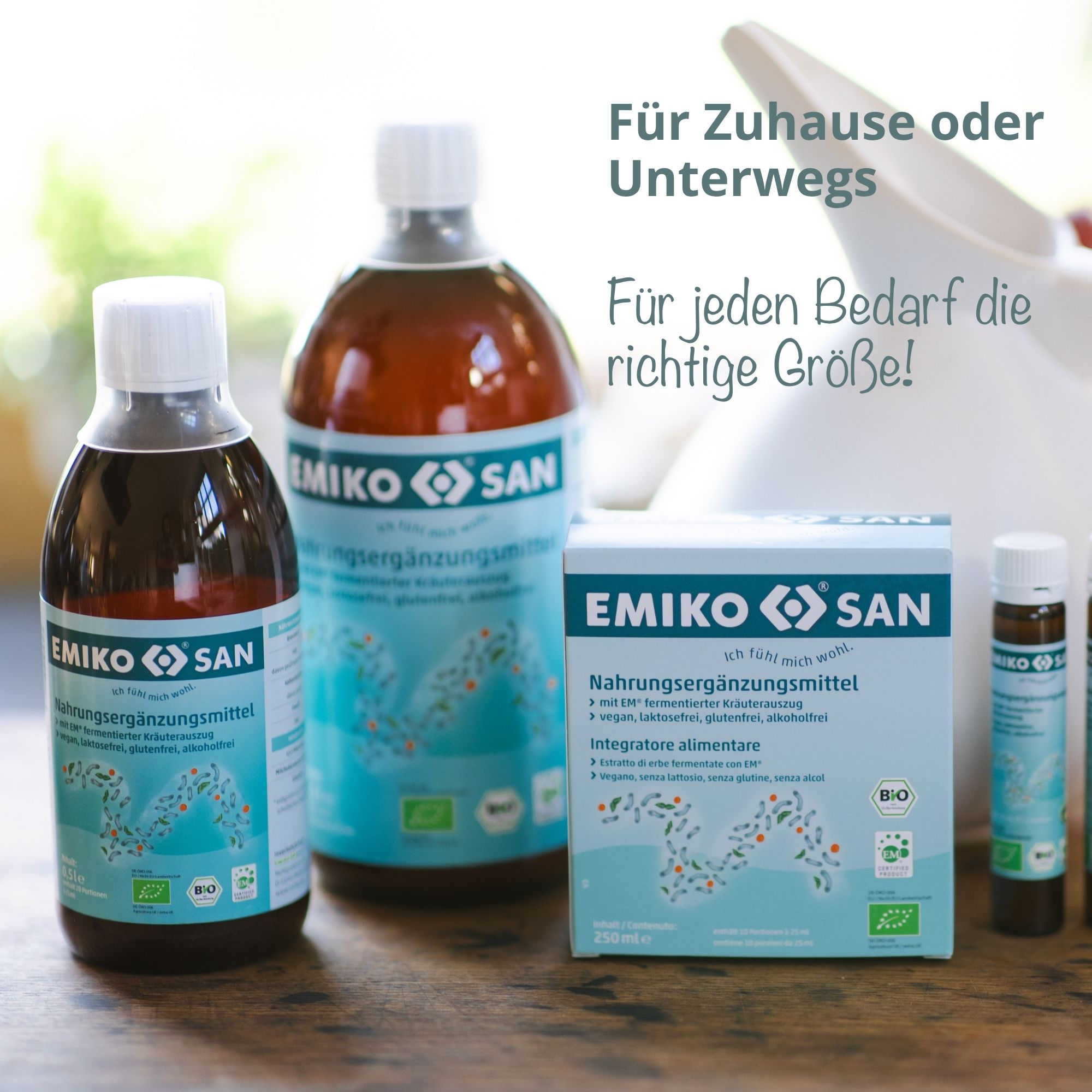 EMIKOSAN - Bio Fermentationsgetränk mit Milchsäurebakterien und Vitamin C