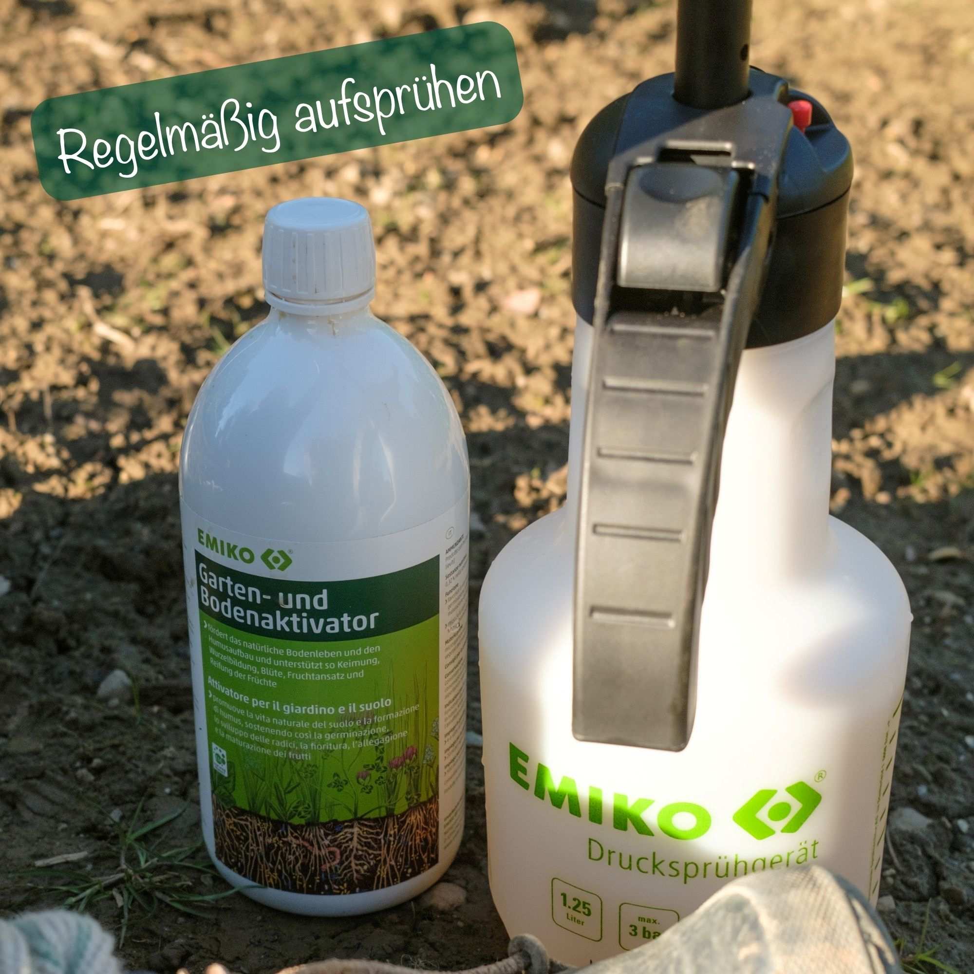 Garten- und Bodenaktivator - Flüssiger Bodenhilfsstoff mit Effektiven Mikroorganismen