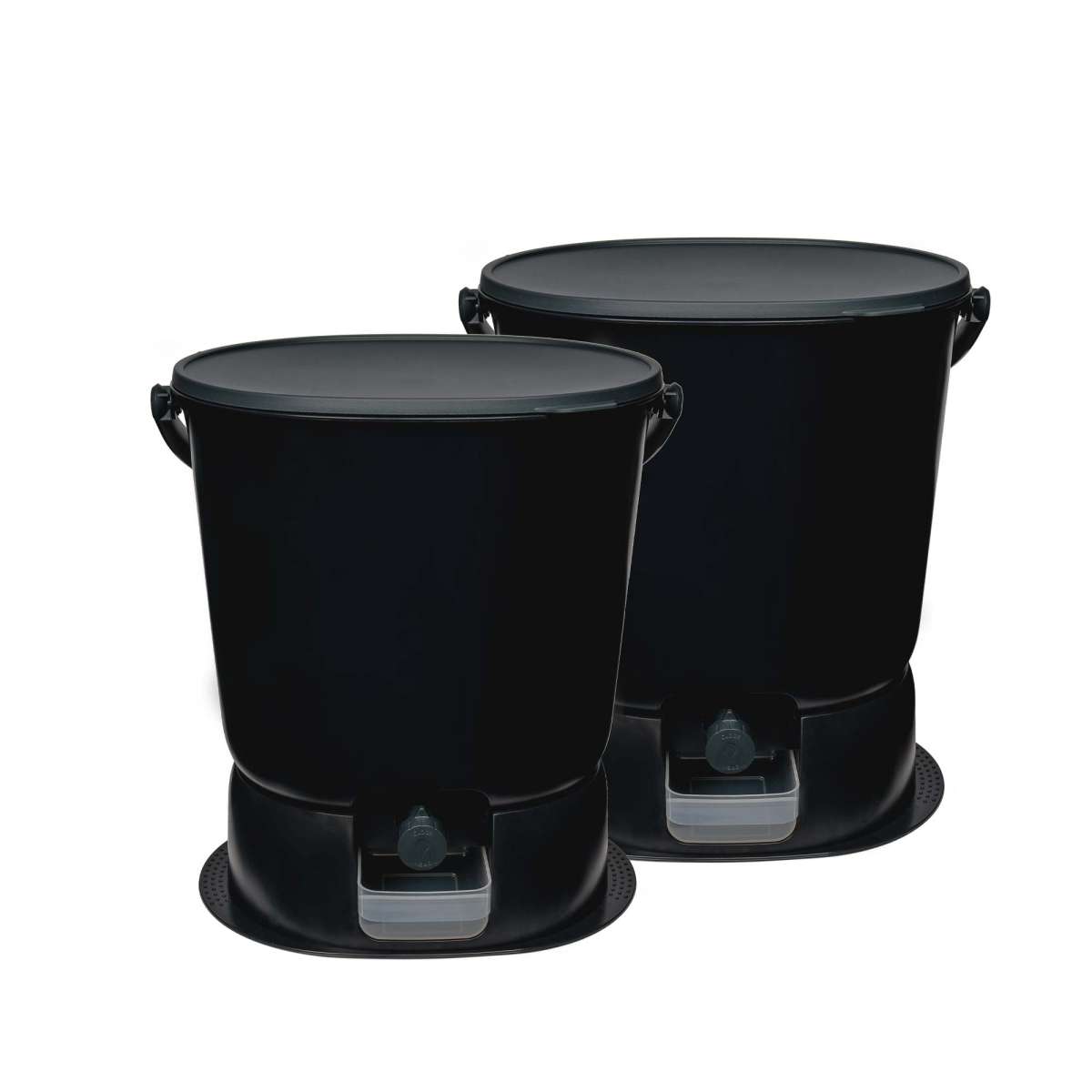 Bokashi Eimer Organko Essential 15,3 l im 2er Set - Fermentation von Garten- und Küchenabfällen