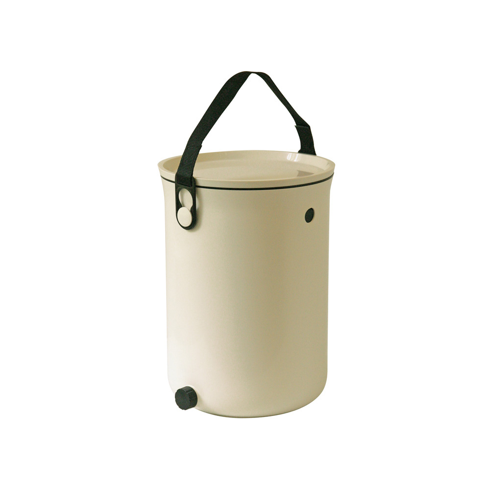EM Bokashi Eimer Organko 2 weiß 9,6 l - Fermentation von Garten- und Küchenabfällen