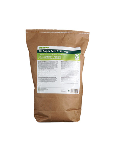 EM Super Cera C Keramikpulver - EM-X Keramikpulver für Boden, Garten & Haushalt