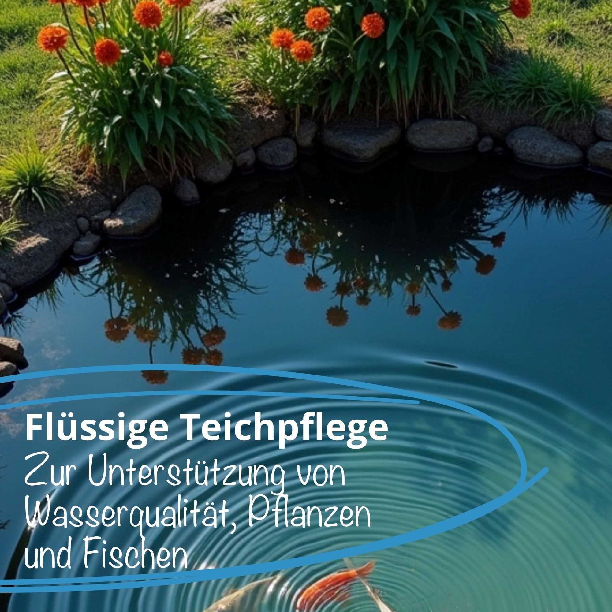 Bio Teichpflege - Effektive Mikroorganismen für klares Wasser