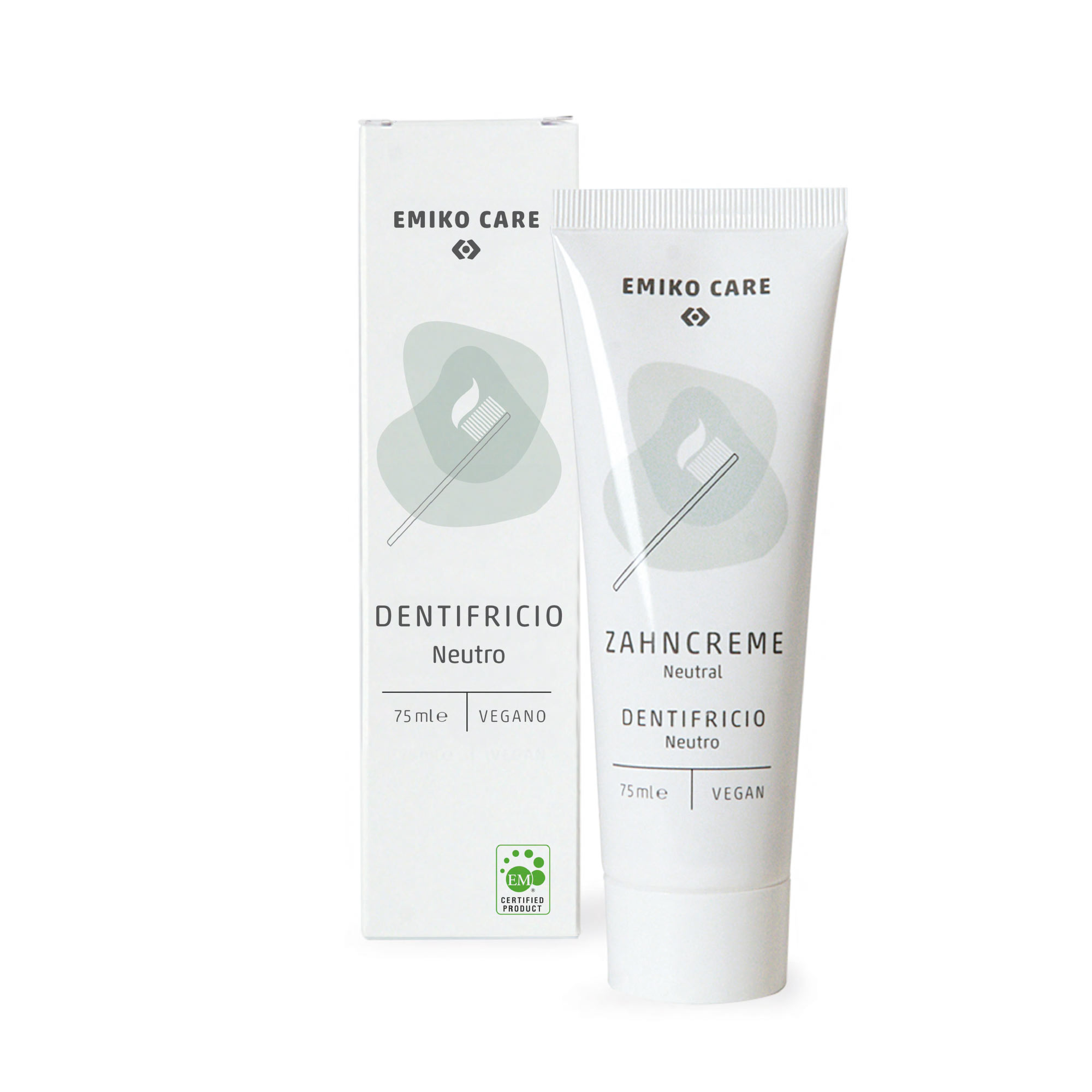 EMIKOCare ZahnCreme Neutral - Rügener Heilkreide für ein basisches Mundmilieu