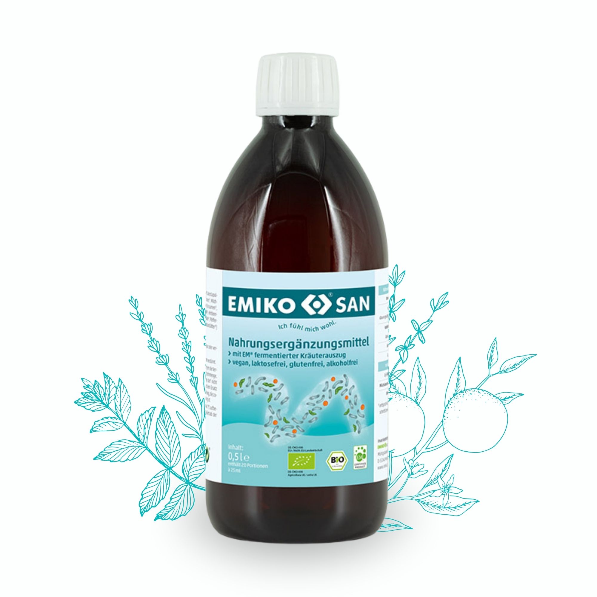 EMIKOSAN - Bio Fermentationsgetränk mit Milchsäurebakterien und Vitamin C