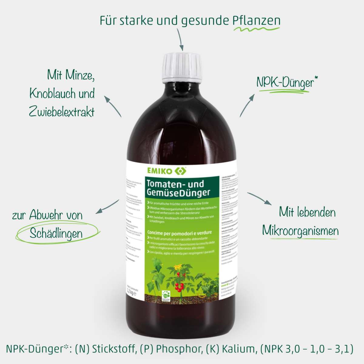stickstoff in dünger Cannabis-Dünger-Set 2 x 1 Liter – Purgrün main image 0