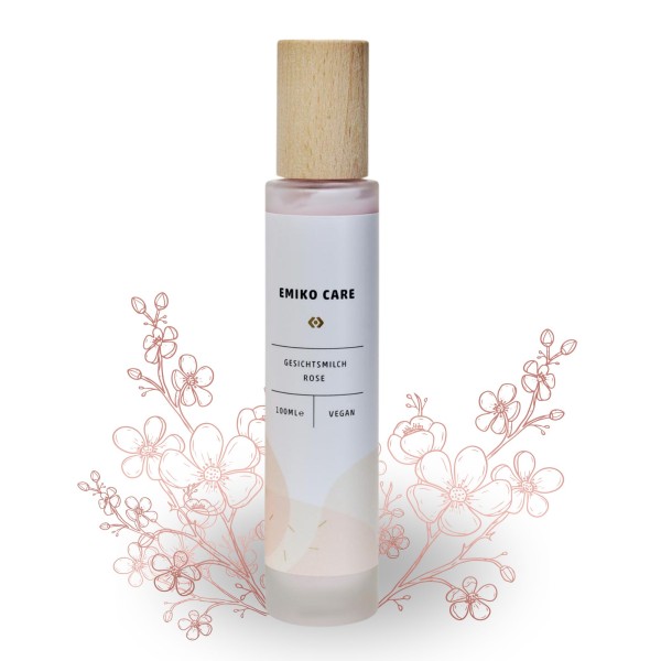 EMIKOCare Gesichtsmilch Rose, 100ml